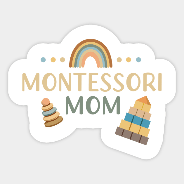 Montessori Bliss: Beige Mom Collection Sticker by carolsalazar